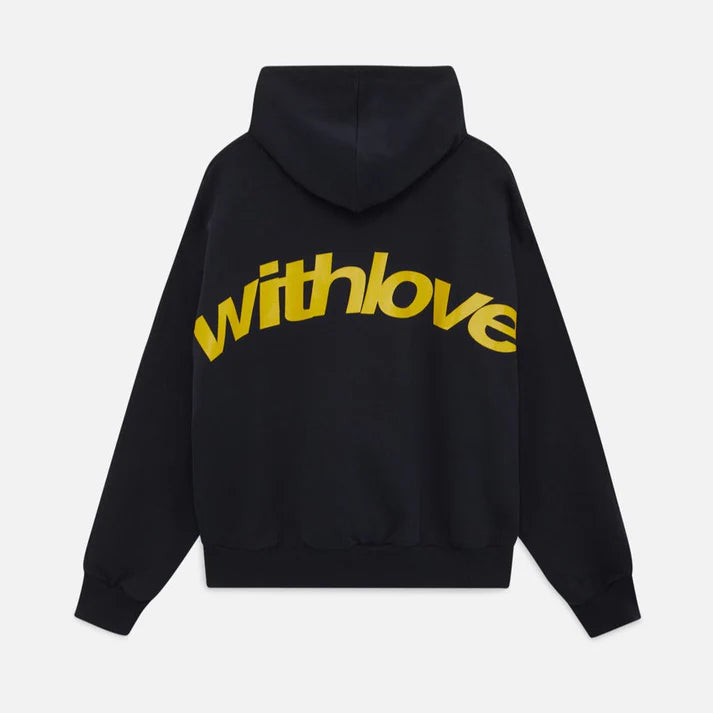 Sweat À Capuche Oversize Streetwear Imprimé Dos "Withlove"-Gigié