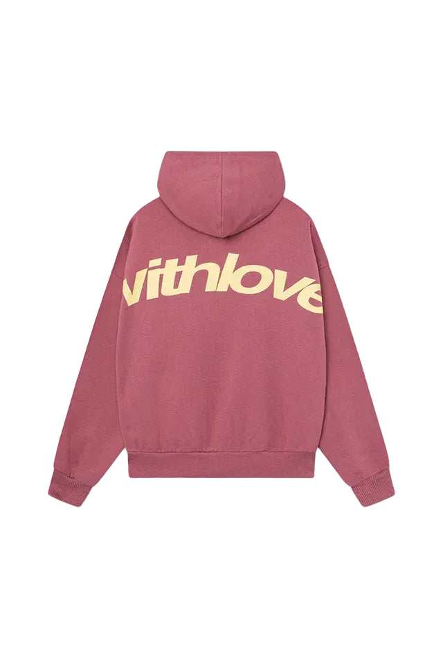 Sweat À Capuche Oversize Streetwear Imprimé Dos "Withlove"-Gigié