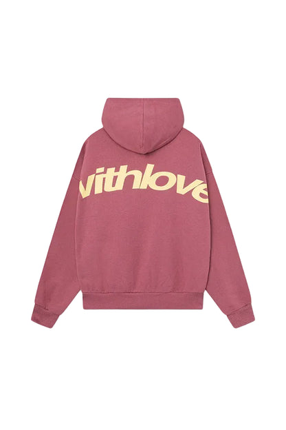 Sweat À Capuche Oversize Streetwear Imprimé Dos "Withlove"-Gigié
