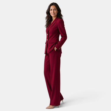 Ensemble assorti blazer et pantalon large pour femme 2
