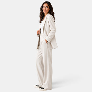 Ensemble blazer et pantalon large pour femme 2
