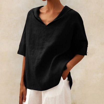 Top Femme Col V Ample-Gigié