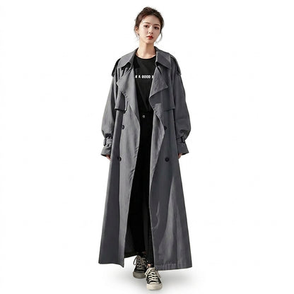 Trench-coat long oversize pour femme 1
