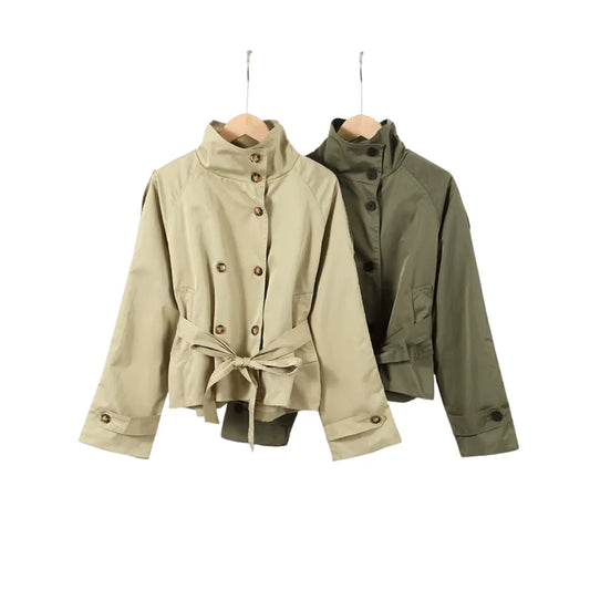 Trench Femme Cintré À Poches-Gigié