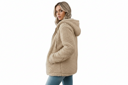 Veste à capuche pour femme avec poches-Womens Jacket-Gigié