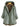 Veste à capuche boutonnée à motif à carreaux pour femme-Jacket Female-Gigié
