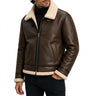 Veste Aviateur pour Homme Doublée en Fausse Peau de Mouton 1