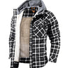 Veste Bûcheron Homme À Carreaux Doublure Sherpa & Capuchon-Gigié