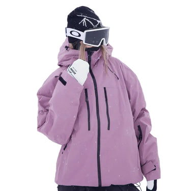 Veste de neige unisexe avec capuche – Veste de ski & snowboard résistante à l’hiver-Gigié