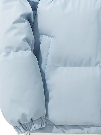 Veste d’Hiver Matelassée pour Femme avec Capuche – Chaude, Imperméable & Confort Quotidien-Gigié