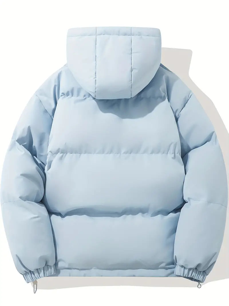 Veste d’Hiver Matelassée pour Femme avec Capuche – Chaude, Imperméable & Confort Quotidien-Gigié
