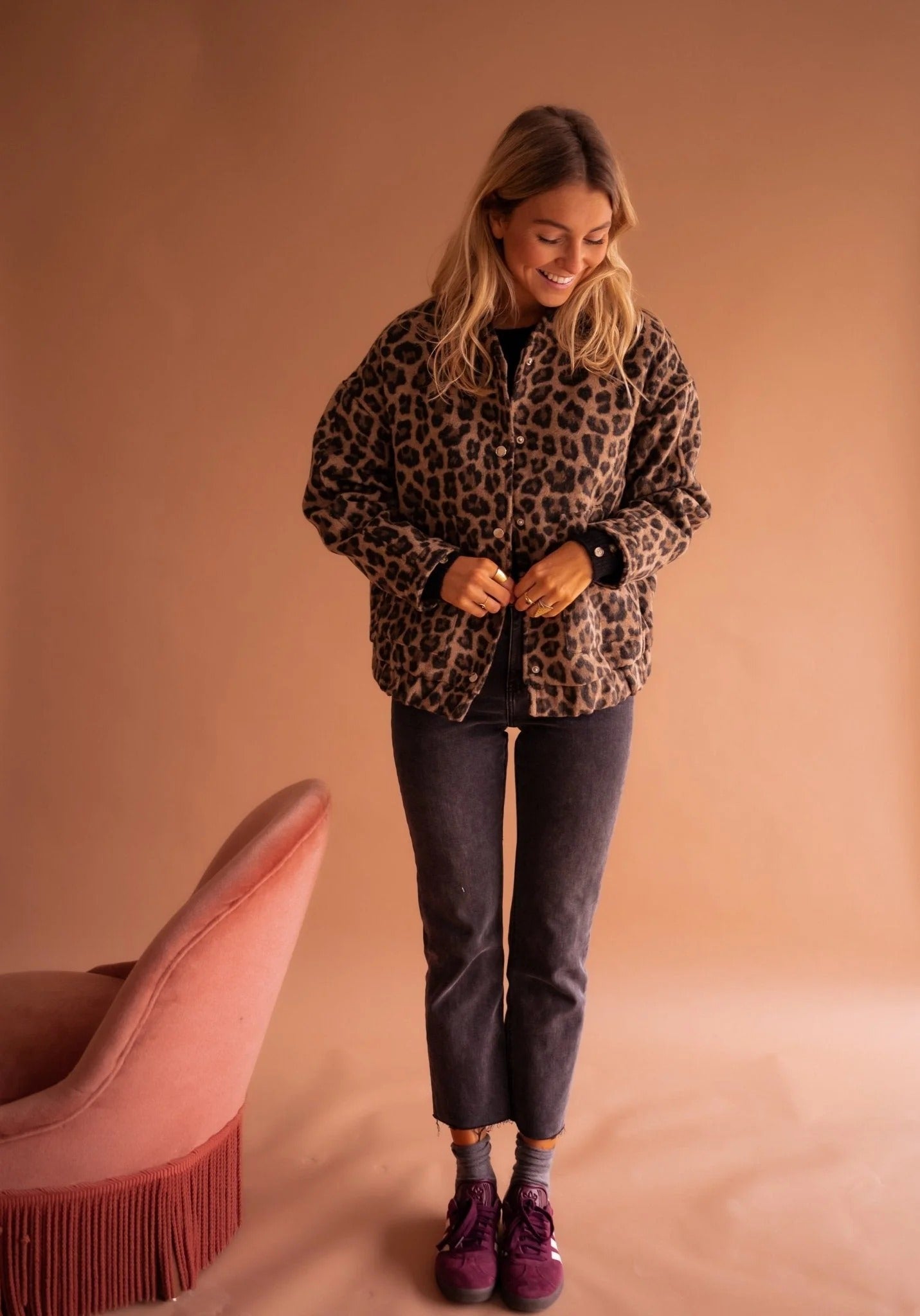 Veste Femme Imprimé Léopard-Gigié