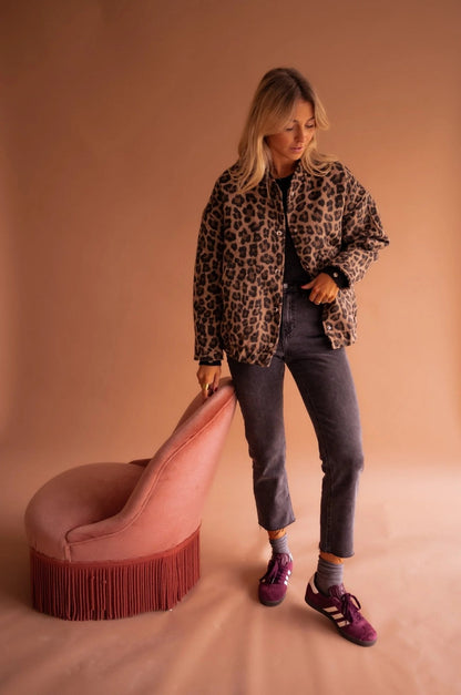 Veste Femme Imprimé Léopard-Gigié