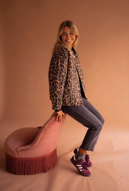 Veste Femme Imprimé Léopard-Gigié