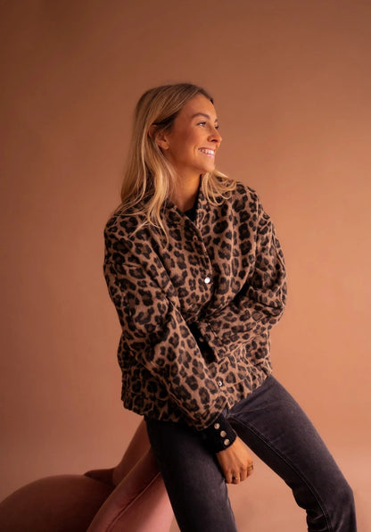 Veste Femme Imprimé Léopard-Gigié