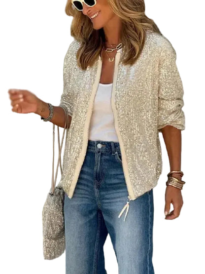 Veste femme avec fermeture zippée et forme structurée-Vest-Gigié
