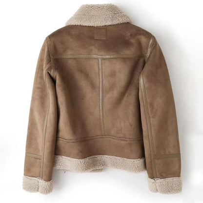 Veste Moto Femme Doublée Sherpa-Gigié