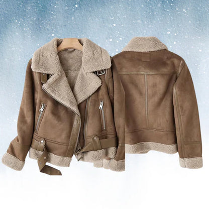 Veste Moto Femme Doublée Sherpa-Gigié
