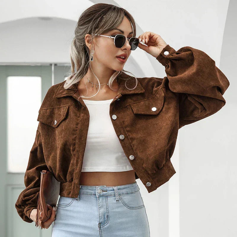 Veste Femme Courte Manches Bouffantes-Gigié