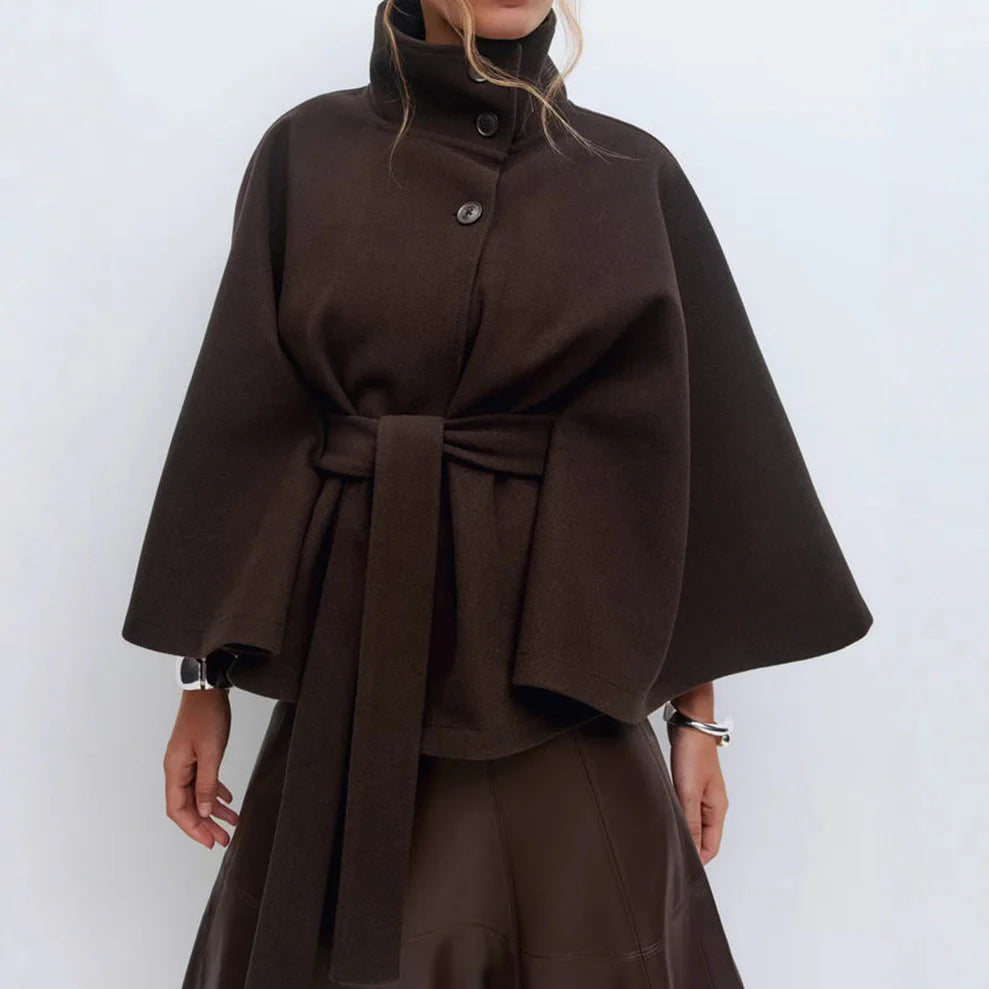 Veste Femme Cache-Cœur Col Montant-Gigié