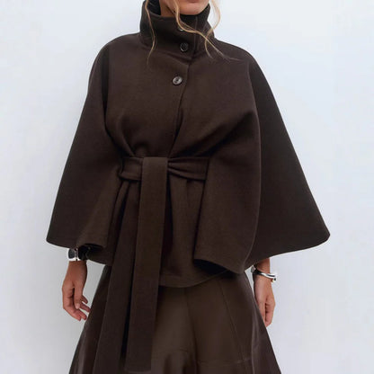 Veste Femme Cache-Cœur Col Montant-Gigié