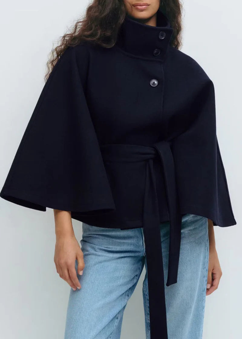 Veste Femme Cache-Cœur Col Montant-Gigié
