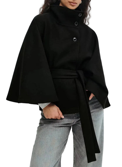 Veste Femme Cache-Cœur Col Montant-Gigié
