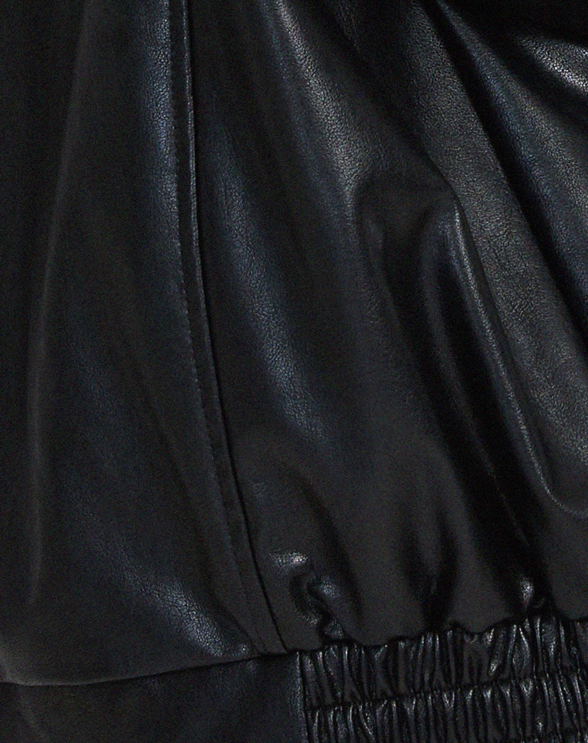 Veste Oversize En Similicuir Style Vintage-Gigié