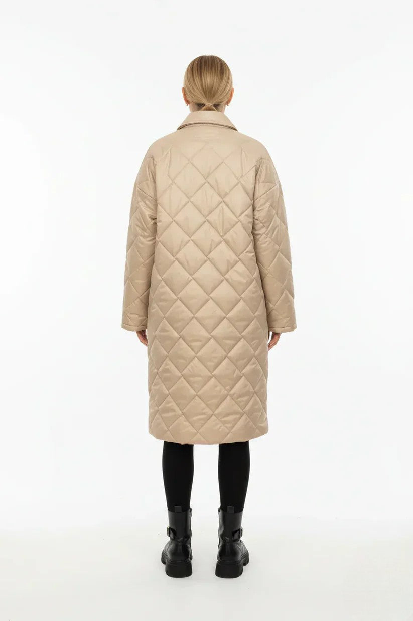 Veste Matelassée Réversible Femme Doublure Imprimée-Gigié