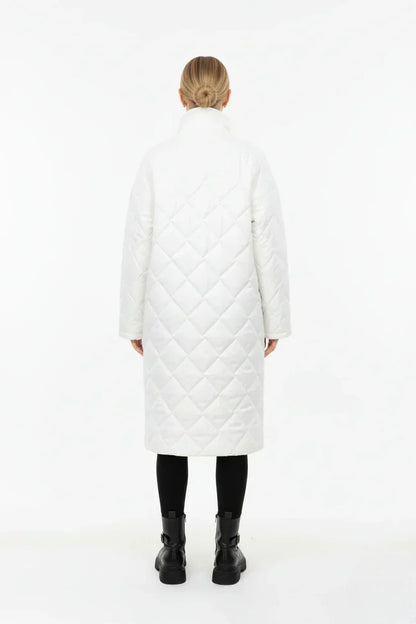 Veste Matelassée Réversible Femme Doublure Imprimée-Gigié