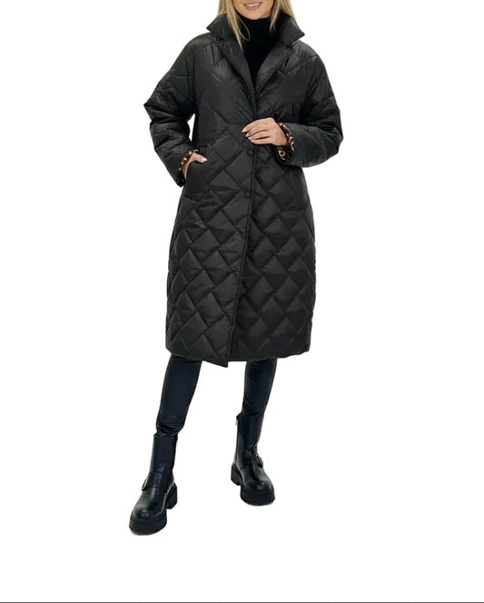 Veste Matelassée Réversible Femme Doublure Imprimée-Gigié