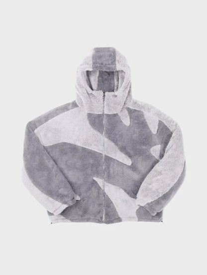 Veste polaire zippée à capuche pour homme – chaude et confortable-Gigié