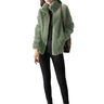 Veste zippée en polaire pour femme avec col montant 1