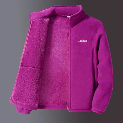Veste Hiver Femme Coupe-Vent Zippée-Gigié
