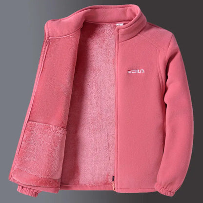 Veste Hiver Femme Coupe-Vent Zippée-Gigié