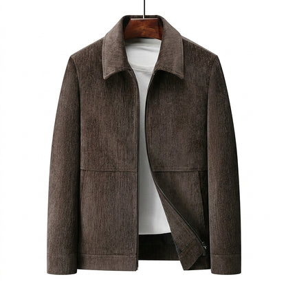 Veste zippée texturée pour homme 1
